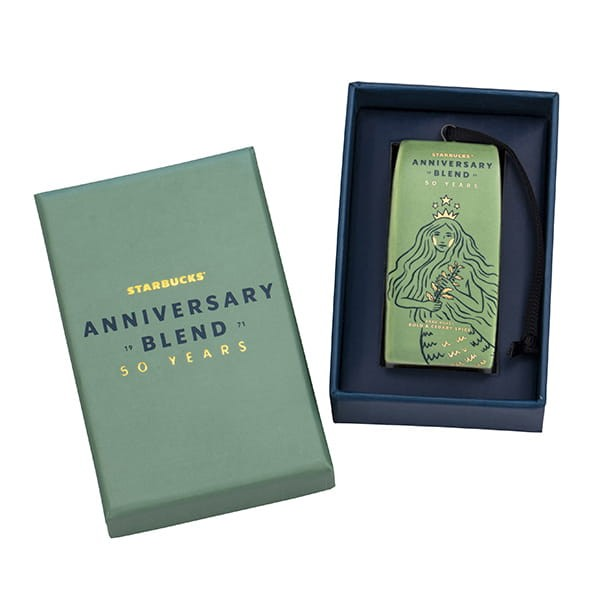 STARBUCKS Anniversary Blend 50 Years 2021 Coffee Bag Ornament LIMITED EDITION