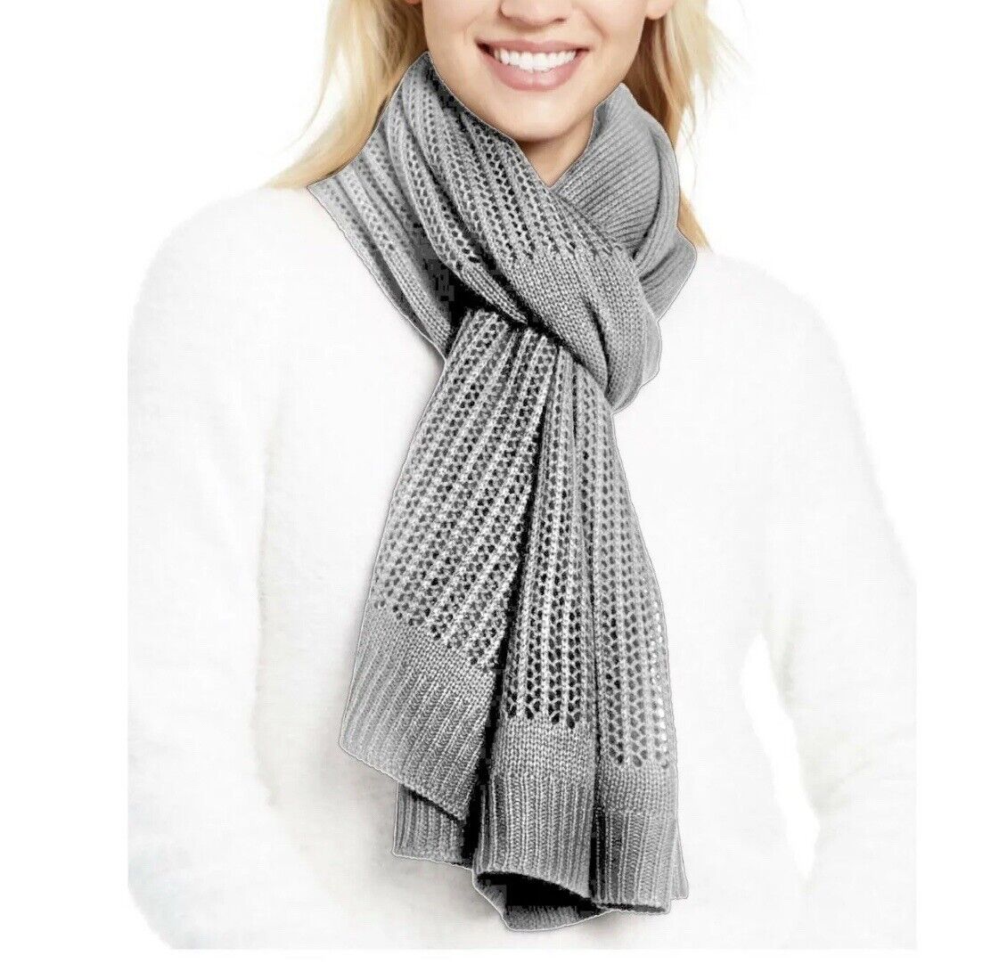 Dkny hot sale grey scarf