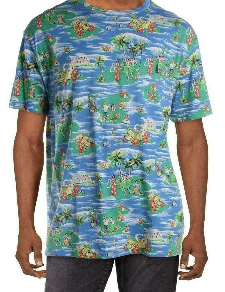 Rend Lover og forskrifter fortryde POLO RALPH LAUREN Men's Hawaiian Style T-Shirt – Price Lane Clearance