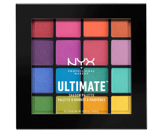 NYX Ultimate Eyeshadow Palette #USP04- Brights 16x 0.83g 0.02oz