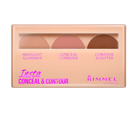 RIMMEL #Insta Conceal & Contour Palette #020- Medium 8.4g 0.29oz