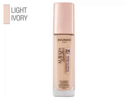 BOURJOIS Always Fabulous Foundation SPF20 30ml #120 - Light Ivory