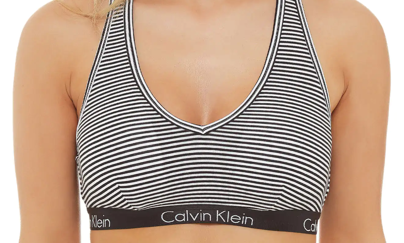 Calvin Klein Grey Bra, Women's Fashion, Tops, Sleeveless on Carousell