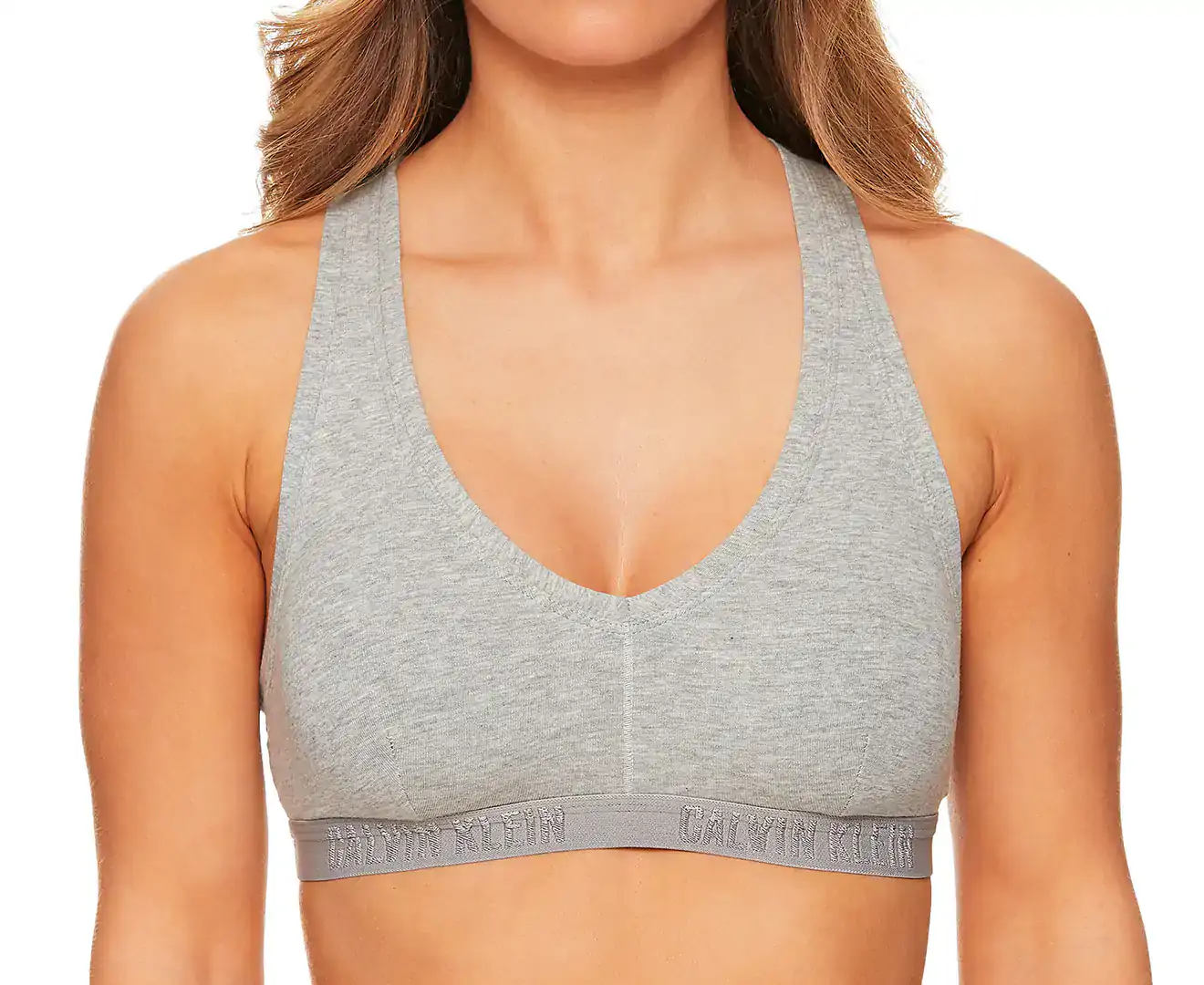 CALVIN KLEIN Women's Carousel Unlined Bralette in Grey