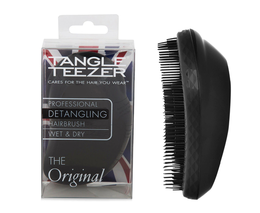 TANGLE TEZZER The Original Wet & Dry Detangling Hairbrush - Panther Black