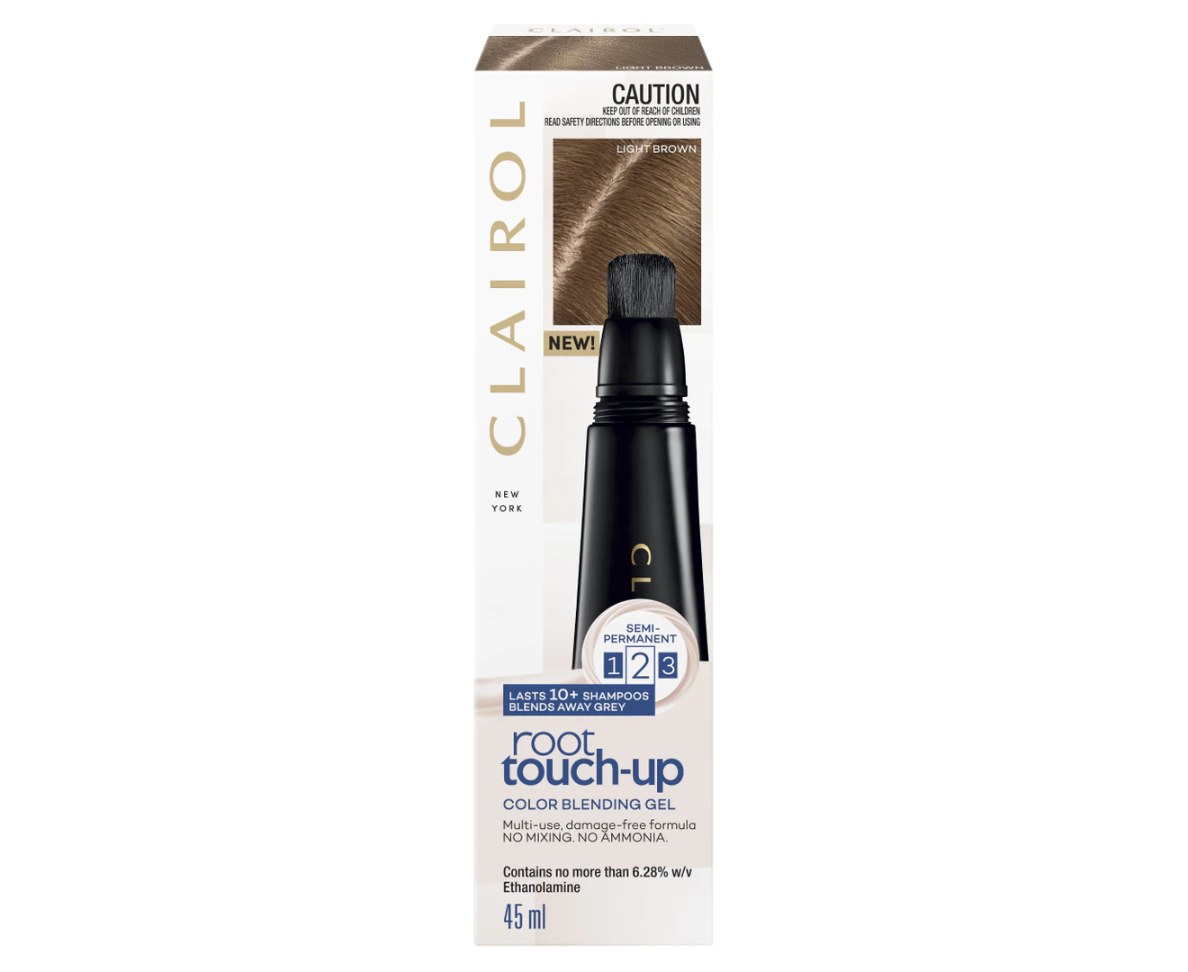 CLAIROL Root Touch-Up Colour Blending Gel Light Brown