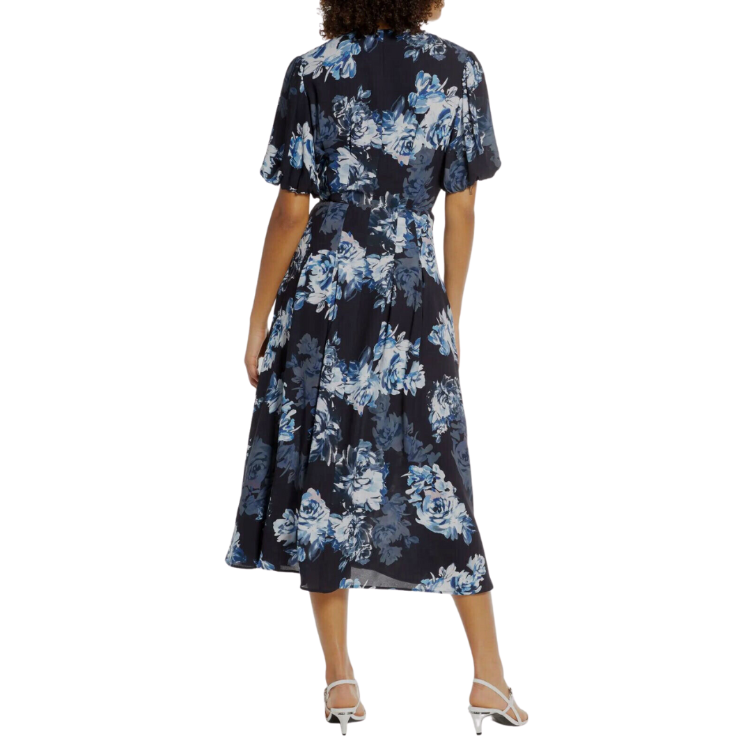 FRENCH CONNECTION Blue Floral Maxi Dress