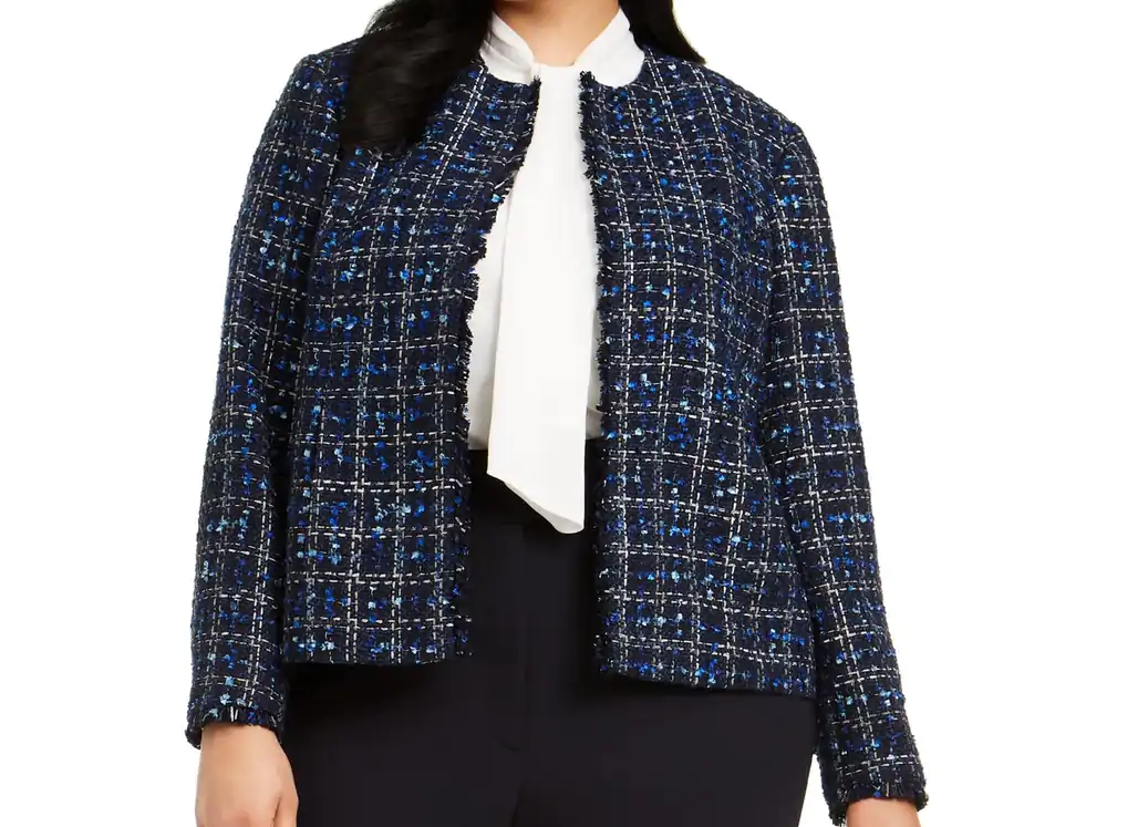 Calvin klein clearance tweed jacket