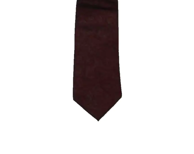 MICHAEL KORS Maroon Wine Silk Blend Pattern Classic Tie