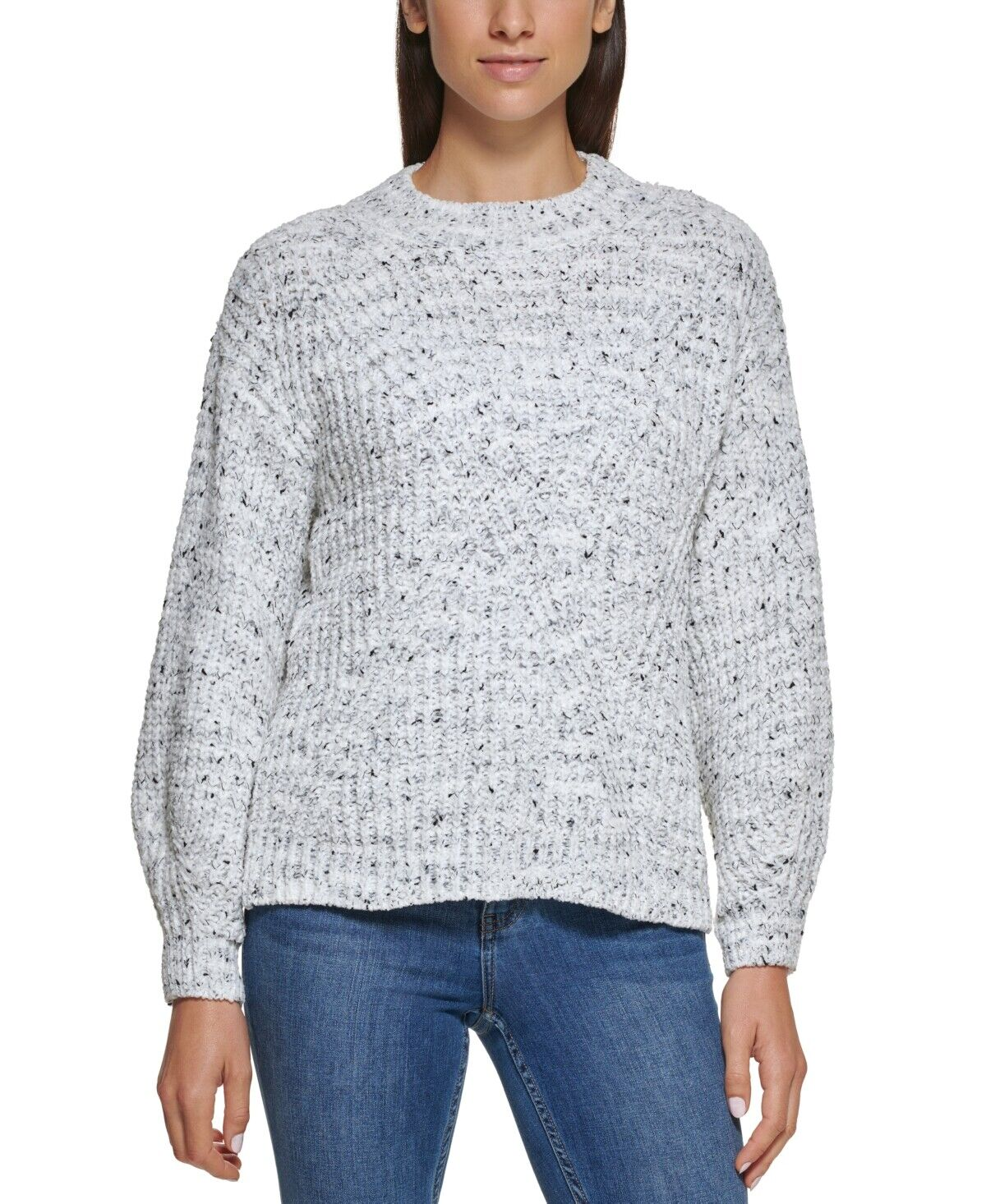 CALVIN KLEIN Women's Knitted Jumper in Grey