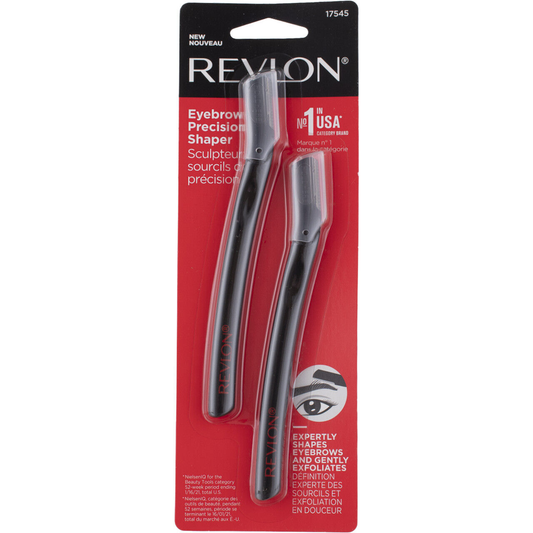 REVLON Eyebrow Precision Shaper Facial Blades 2-Pack #17545