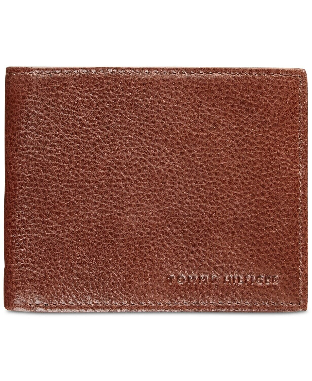 TOMMY HILFIGER Brown Leather Men's Wallet