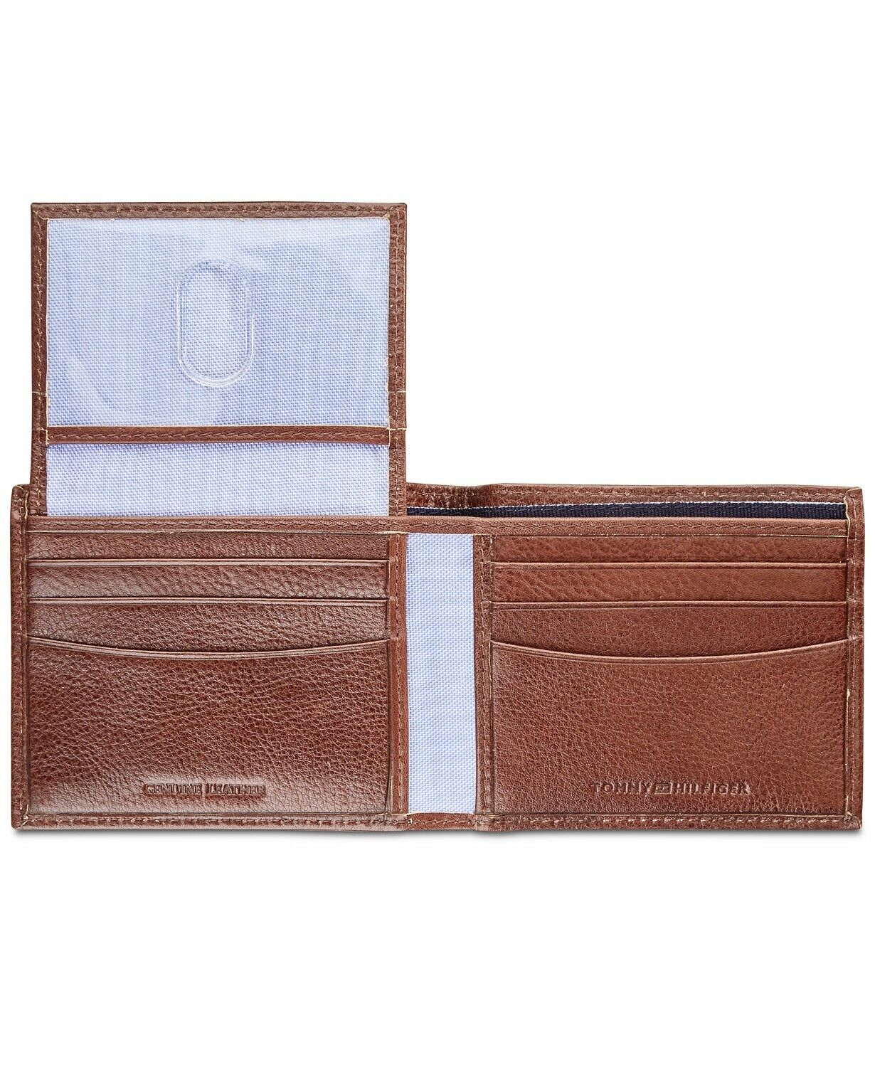 TOMMY HILFIGER Brown Leather Men's Wallet