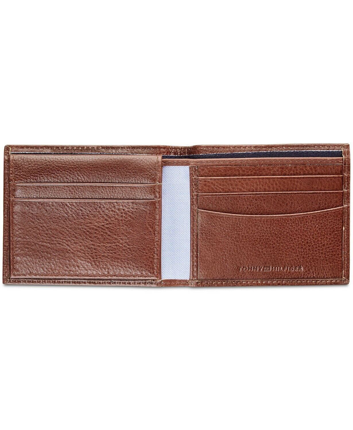 TOMMY HILFIGER Brown Leather Men's Wallet