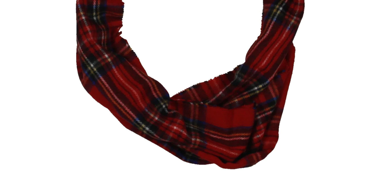 STEVE MADDEN Women's Tartan Winter Scarf in Red