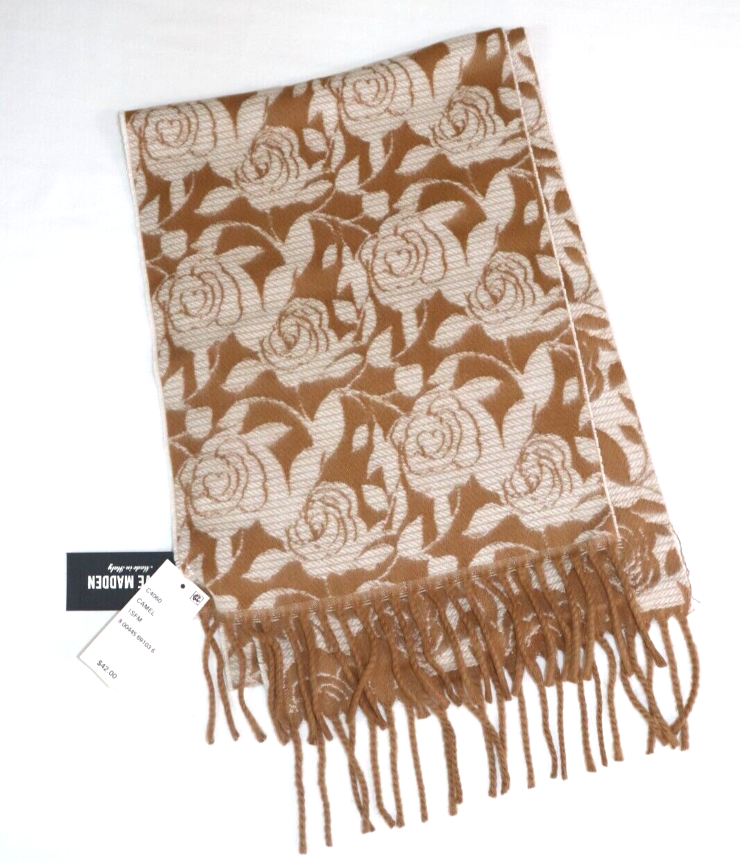 STEVE MADDEN Women's Winter Scarf in Tan Rose