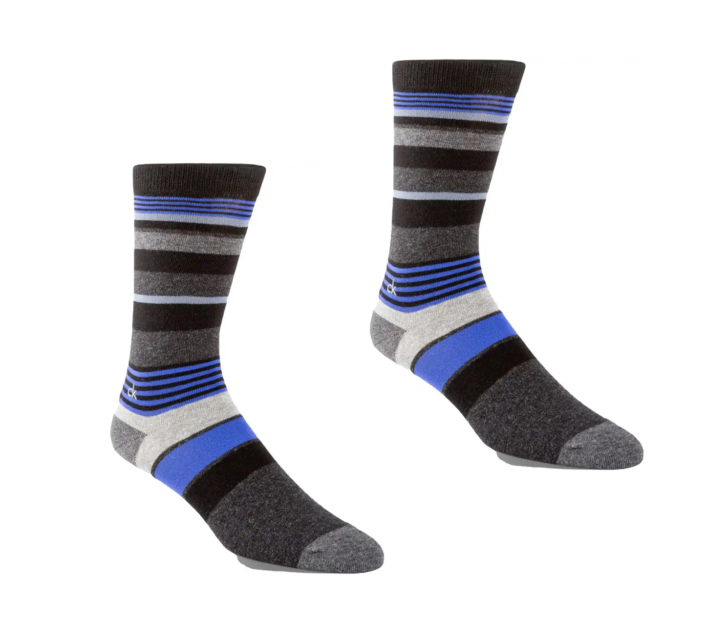 CALVIN KLEIN Logo Men's Business Socks in Navy Combo- 1 Pack