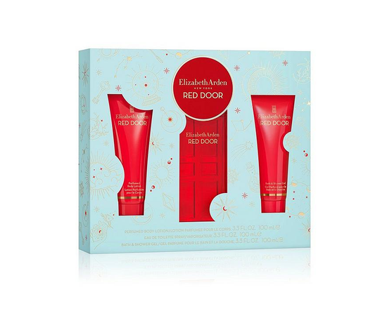 ELIZABETH ARDEN Red Door EDT 100ml Fragrance Spray - 3 Piece Gift Set