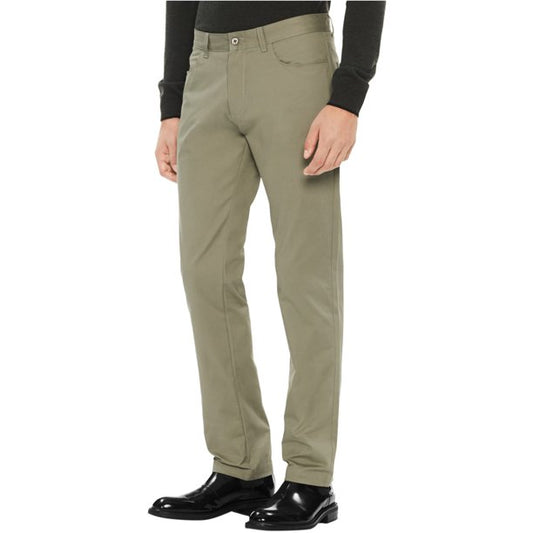 CALVIN KLEIN Casual Men's Pants in Oregano Green Size 33W /30L