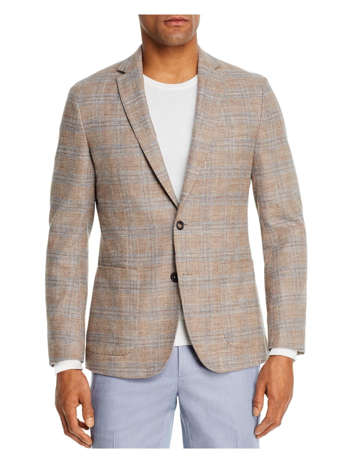 Gray windowpane deals sport coat