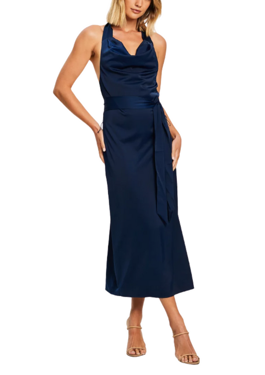 CHANCERY Women's Napoleon Dress in Navy Blue