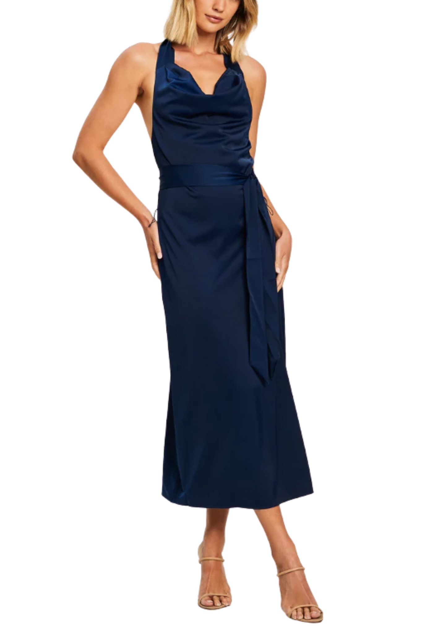 CHANCERY Women's Napoleon Dress in Navy Blue