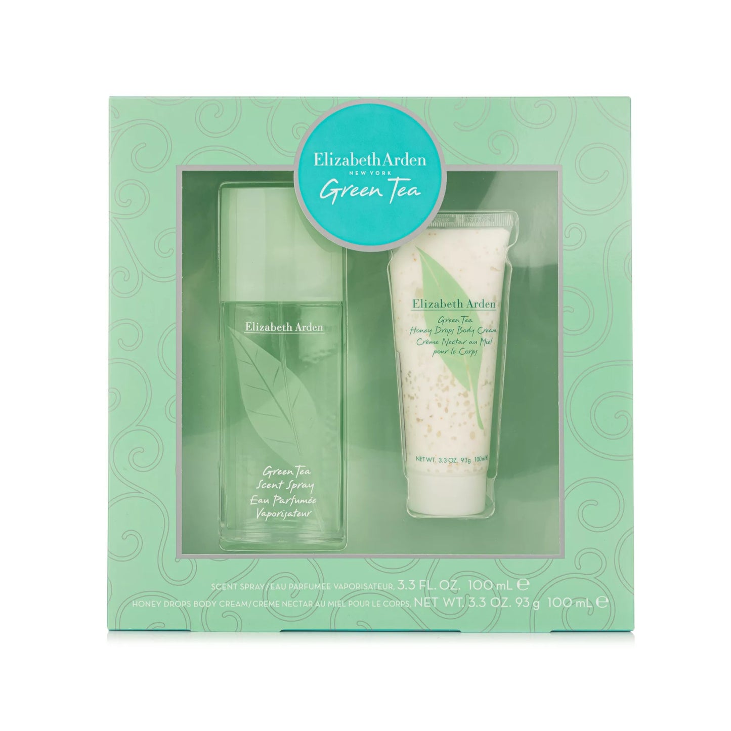 ELIZABETH ARDEN Green Tea EDP 100ml Fragrance Spray - 2 Piece Gift Set