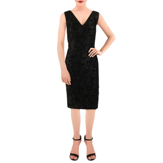 LAUREN RALPH LAUREN Women's Black Lace Overlay Dress