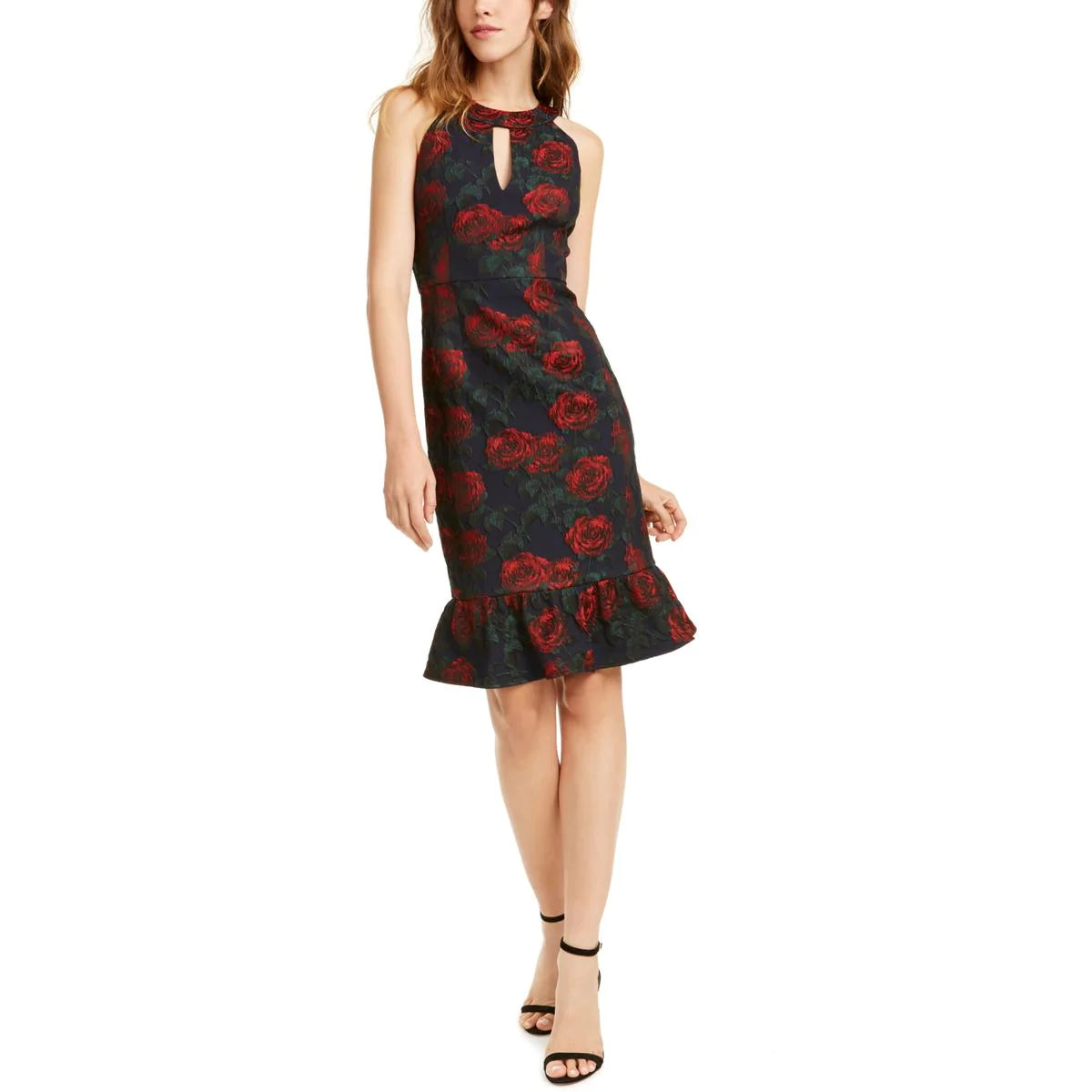 NANETTE LEPORE Women's Keyhole Neck Cocktail Dress