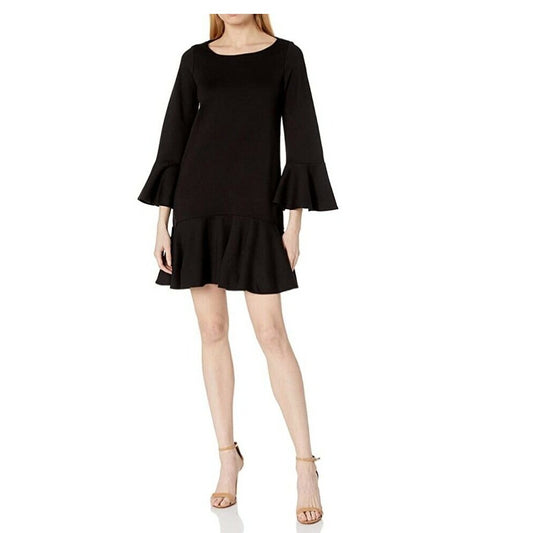 FRENCH CONNECTION Black Long Sleeved Dress