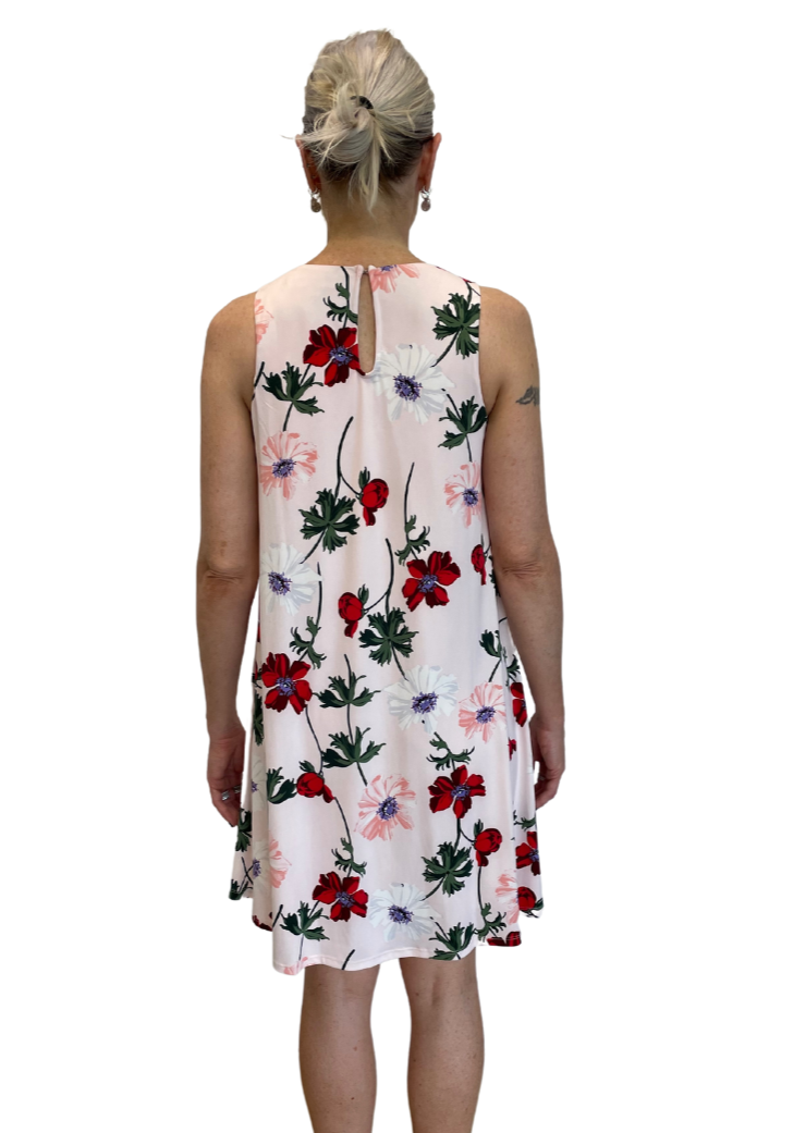 KARL LAGERFELD Women's Pink Floral Shift Dress