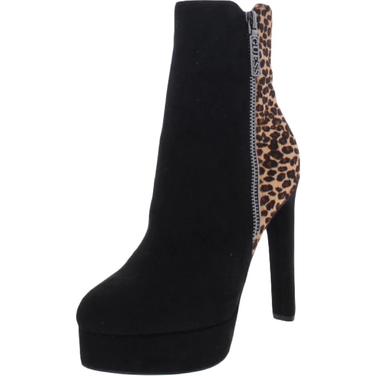 GUESS Dejah Suede Platform Ankle Boot Heels