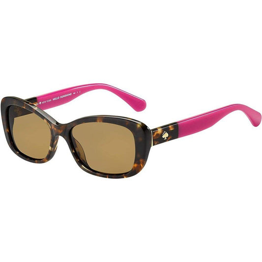 KATE SPADE Havana Pink Claretta Women's Sunglasses 53mm