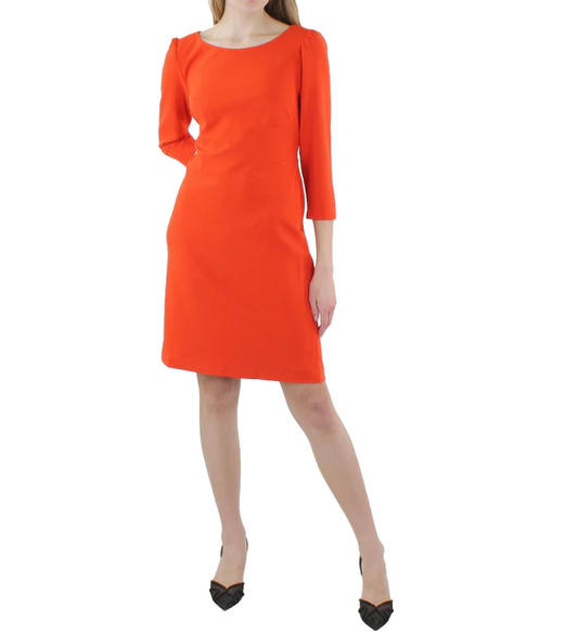 VINCE CAMUTO Women's Dresses Sheath Dress in Mandarin Red