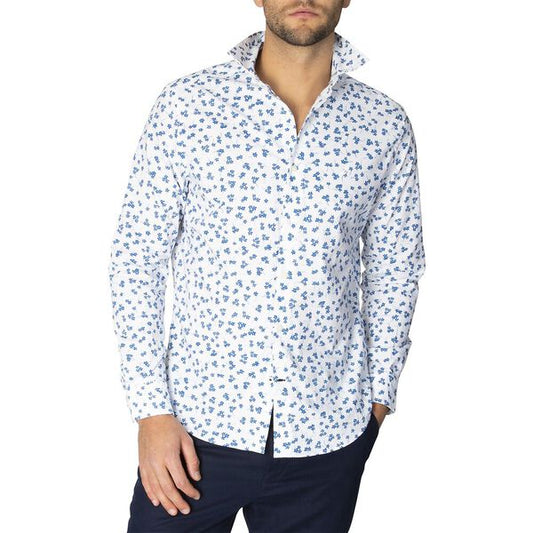 NAUTICA Navtech Floral Long Sleeve Classic Men's Fit Shirt