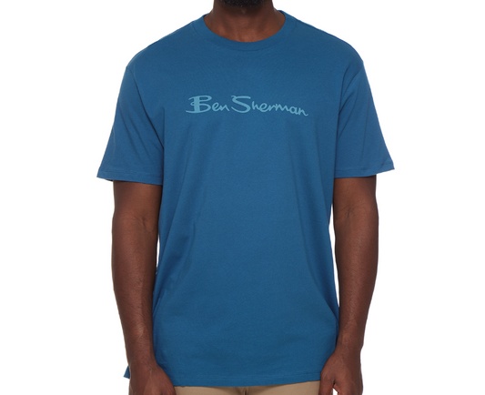 BEN SHERMAN Script Logo Men's T-Shirt