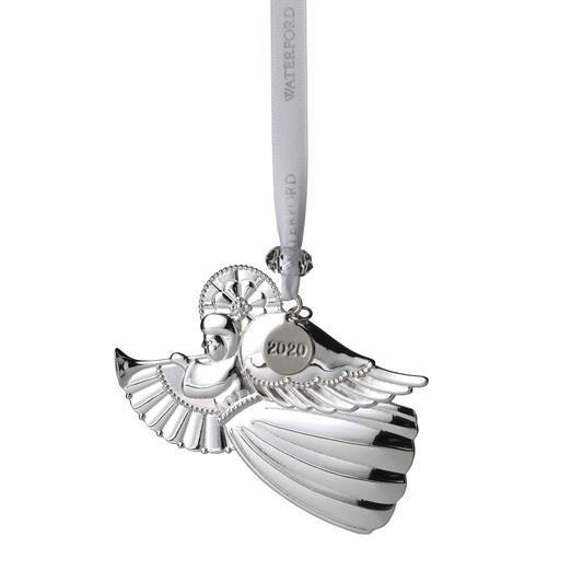 WATERFORD SILVER ANGEL ORNAMENT DECORATION 2020 11CM