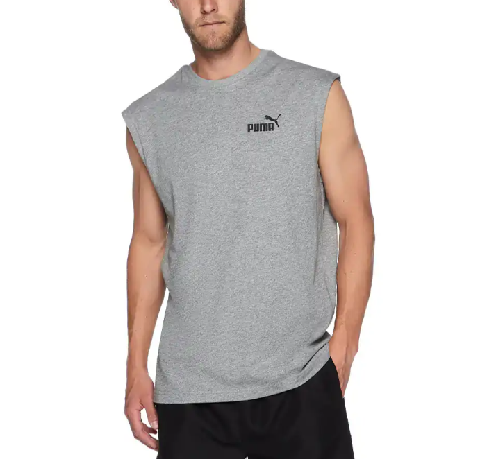 PUMA Men's Essential Logo Sleeveless T-Shirt