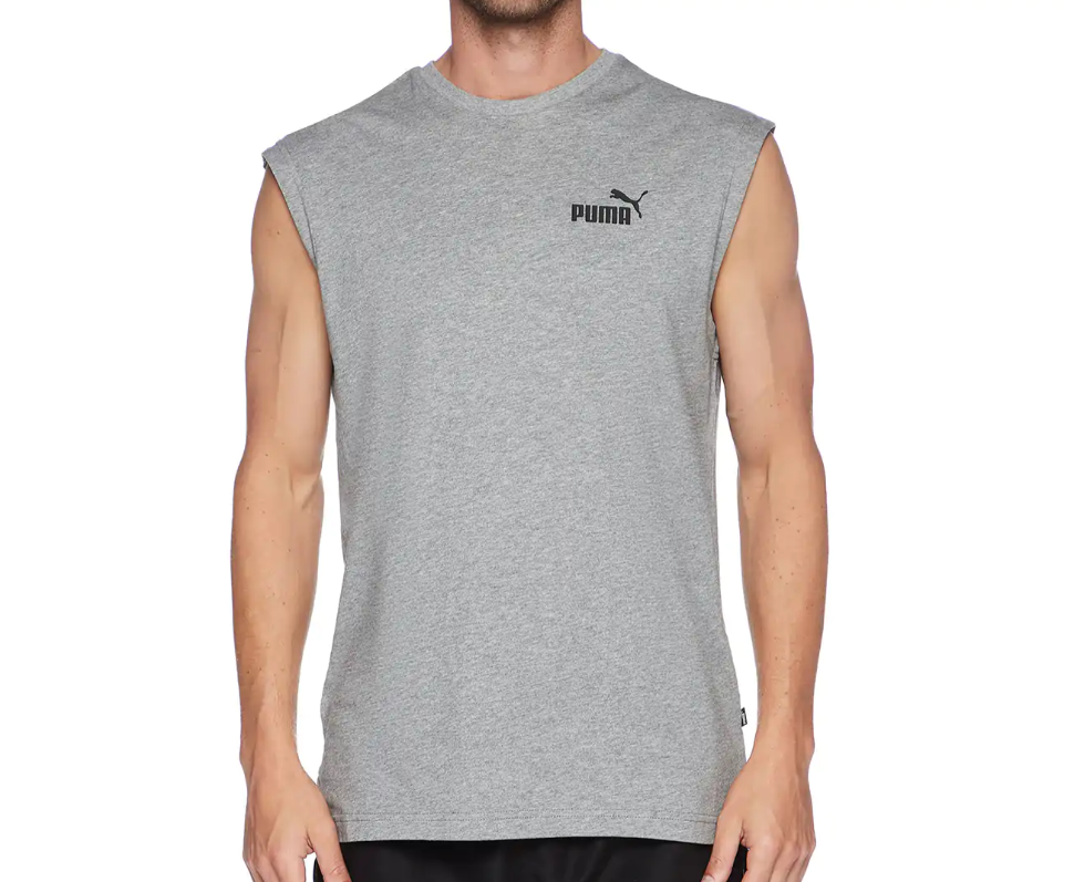 PUMA Men's Essential Logo Sleeveless T-Shirt