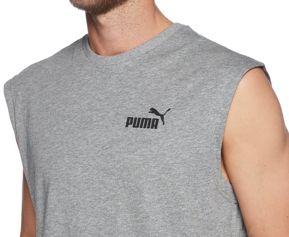 PUMA Men's Essential Logo Sleeveless T-Shirt