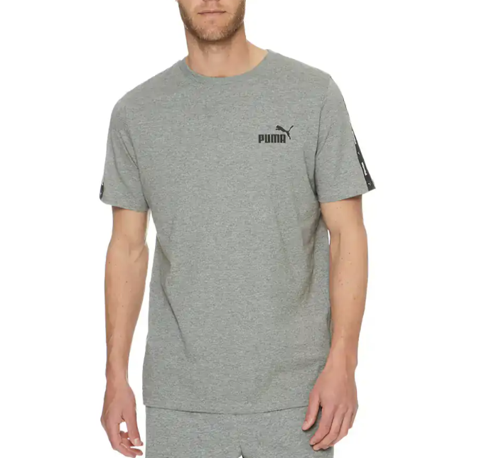 PUMA Men's Essential+ Tape Logo T-Shirt - 4 colours available