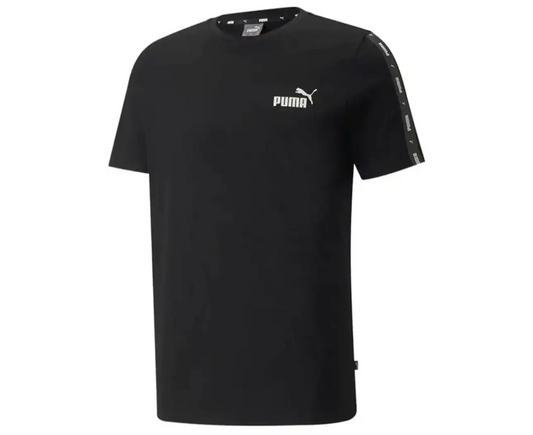 PUMA Men's Essential+ Tape Logo T-Shirt - 4 colours available