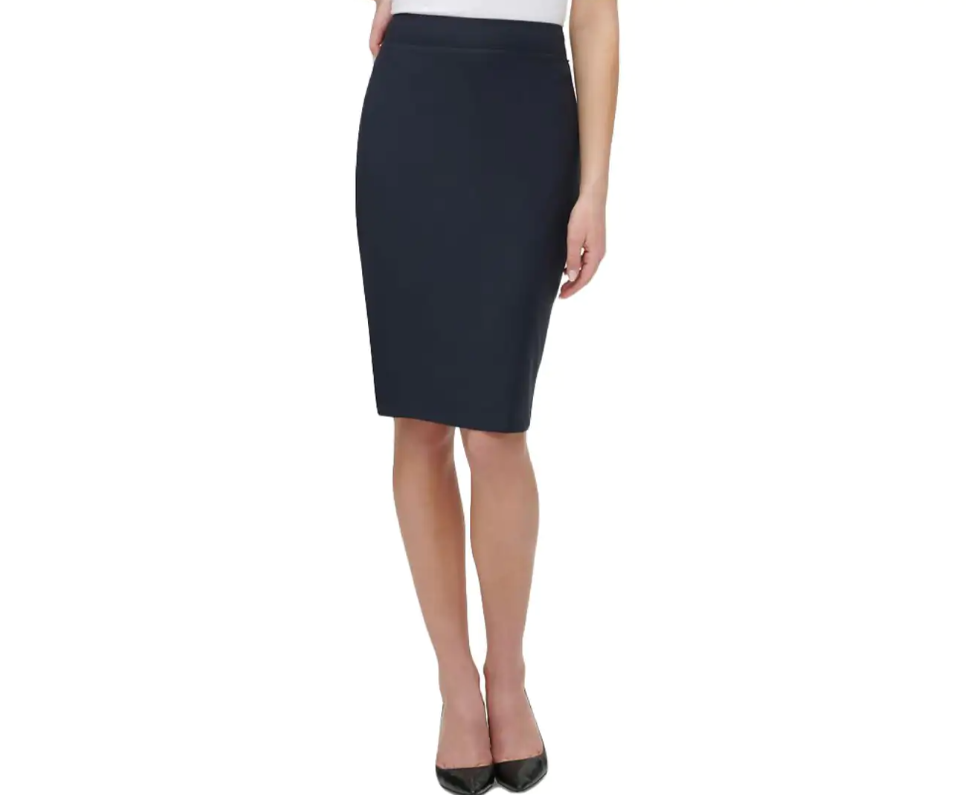 DKNY Women's Navy Pencil Skirt