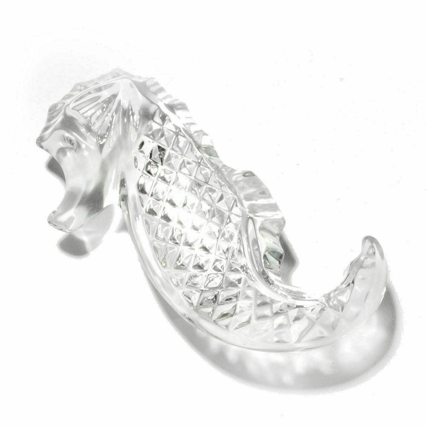 WATERFORD Crystal Seahorse Brooch Pin