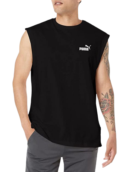 PUMA Men's Essential Logo Sleeveless T-Shirt